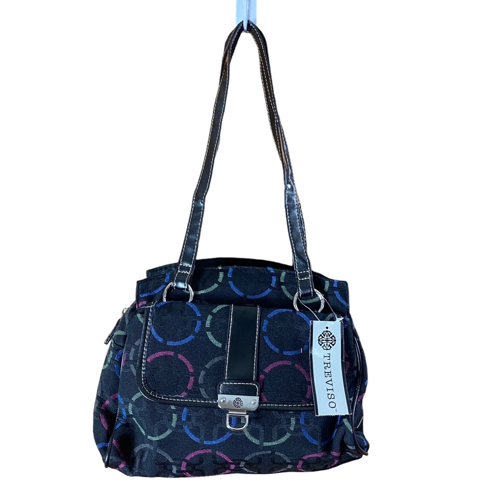 Womens Purse Y2K Vintage Style 90's 2000s Bag Small Shoulder Pockets Black New